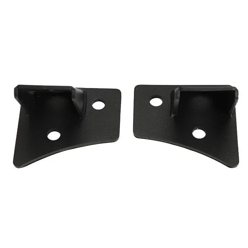 2pcs Black A-Pillar Light Lower Windshield Hinge Mounting Brackets LED Pod Light for 2007-2017 Jeep Wrangler JK