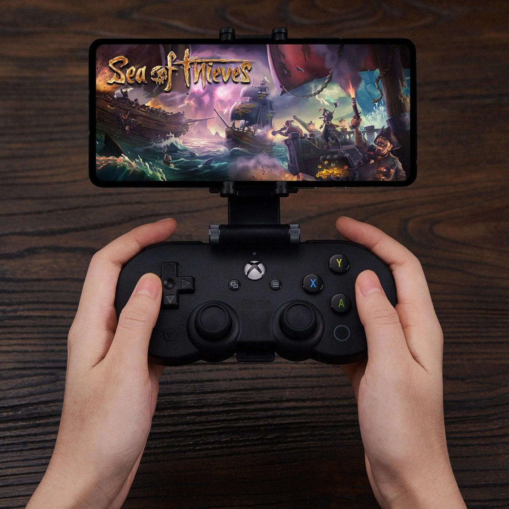 8BitDo SN30 Pro XBox Cloud Bluetooth Controller: For Android, includes Phone Clip