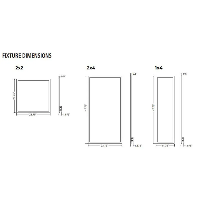 Advantage Environmental Lighting CRGBW Series RGB and Tuneable White LED Flat Panel