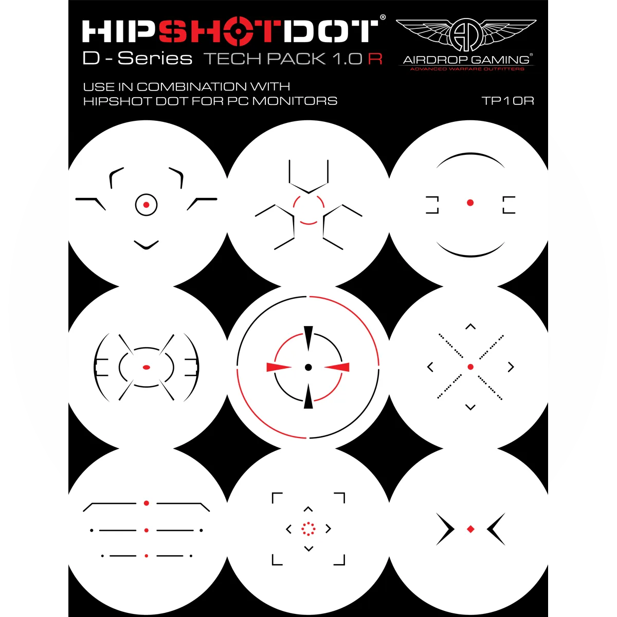 AIM SIGHT ASSIST TV | MONITOR DECALS