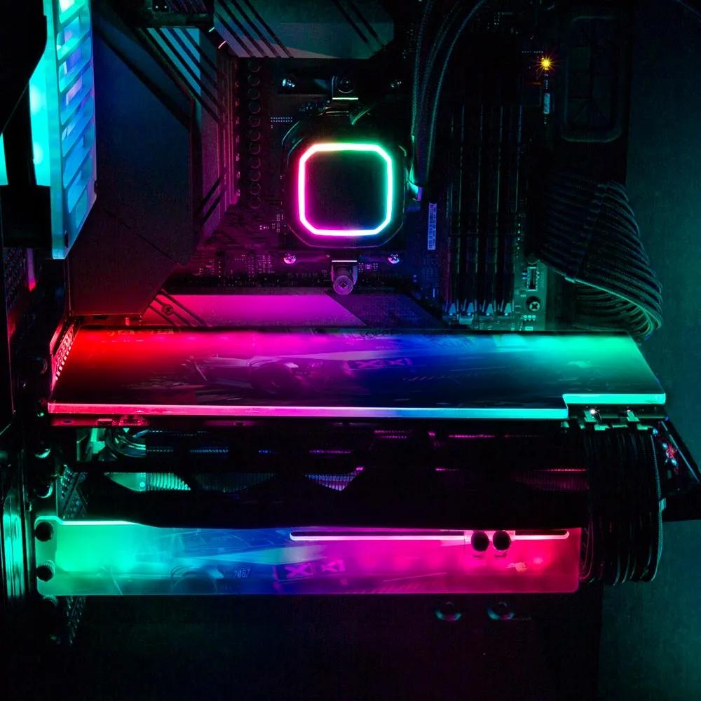 Alley Cyberpunk RGB GPU Backplate