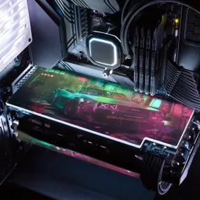 Alley Cyberpunk RGB GPU Backplate