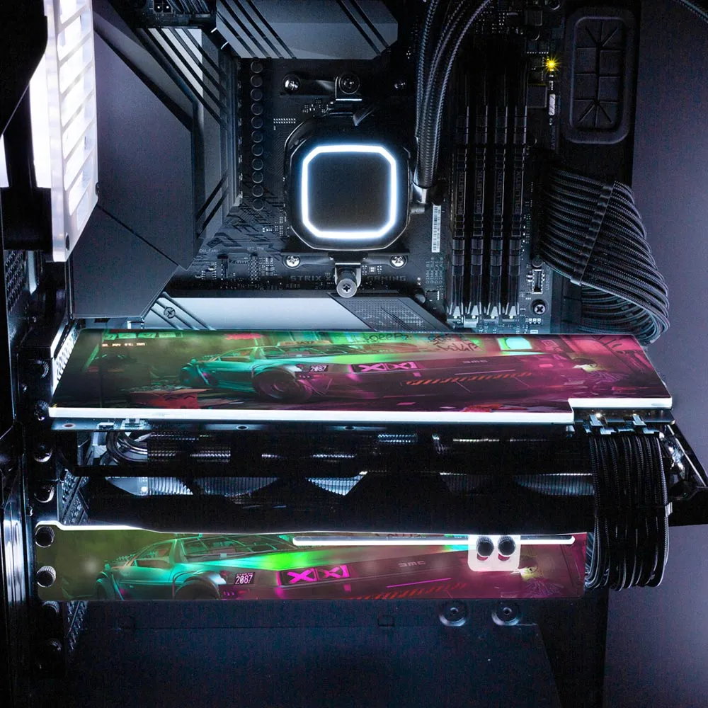 Alley Cyberpunk RGB GPU Backplate