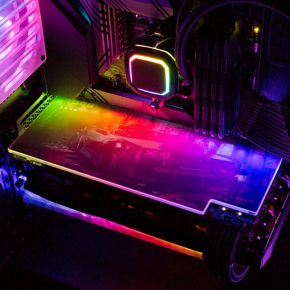 Alley Cyberpunk RGB GPU Backplate