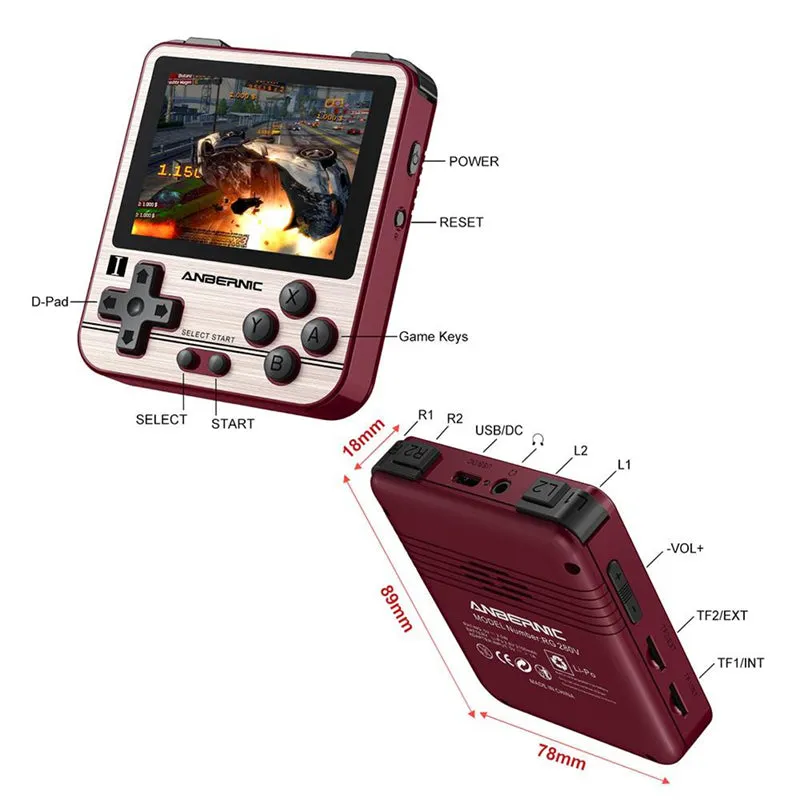 ANBERNIC RG280V Retro Handheld Game Console