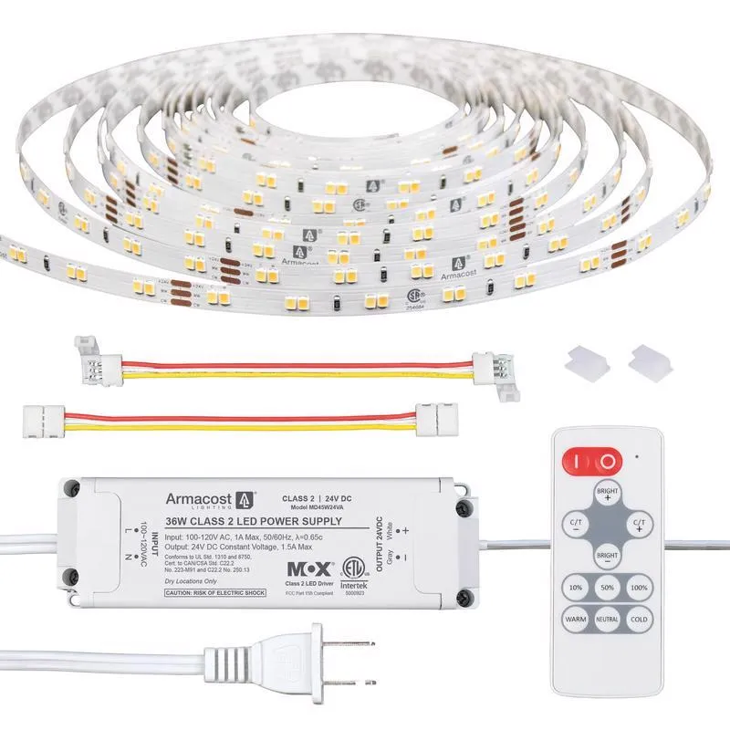 Armacost Lighting RibbonFlex home 16 ft. L White Plug-In LED Smart-Enabled Strip Tape Light Kit 1 pk