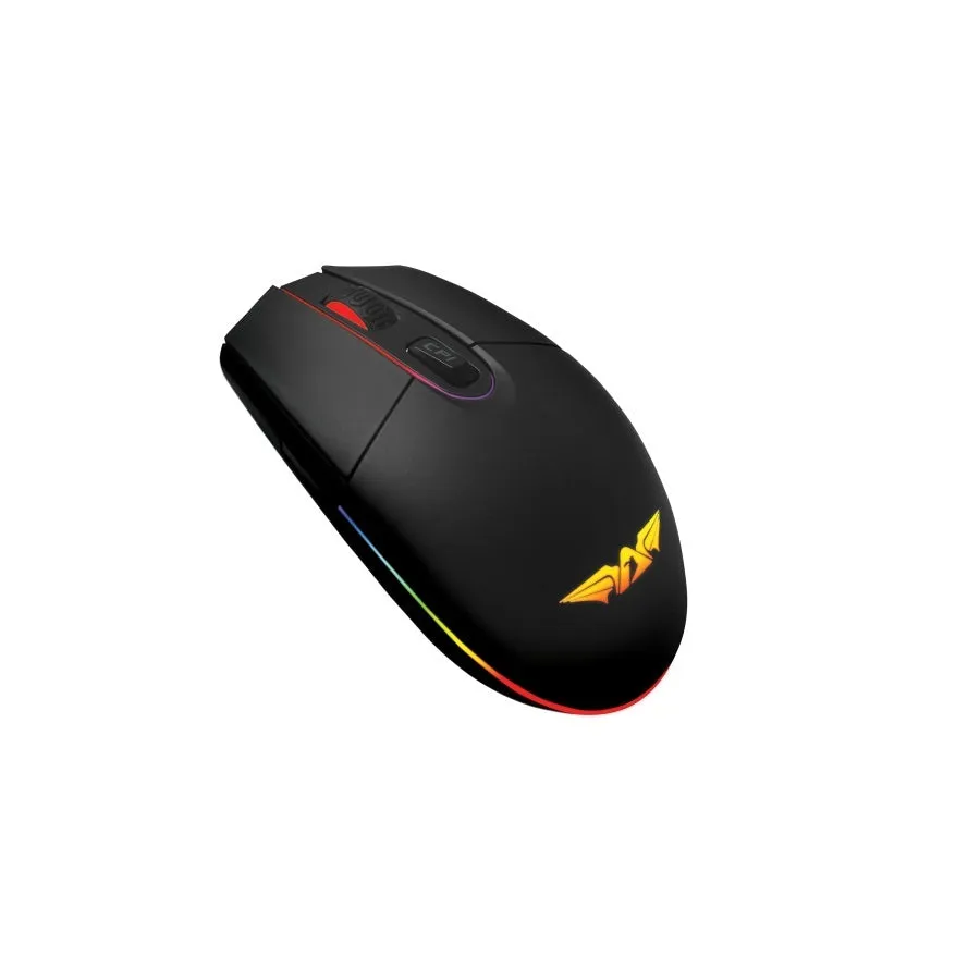 Armaggeddon Grumman Raven III Stealth Wired USB Gaming RGB Optical Mouse