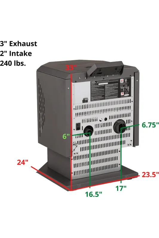 COMFORTBILT HP21-SS PELLET STOVE: AUTO IGNITION, EPA CERTIFIED