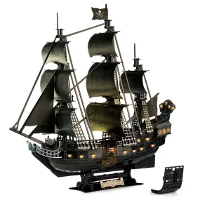 Cubicfun® 3D Puzzle Moveable LED Pirate Ship