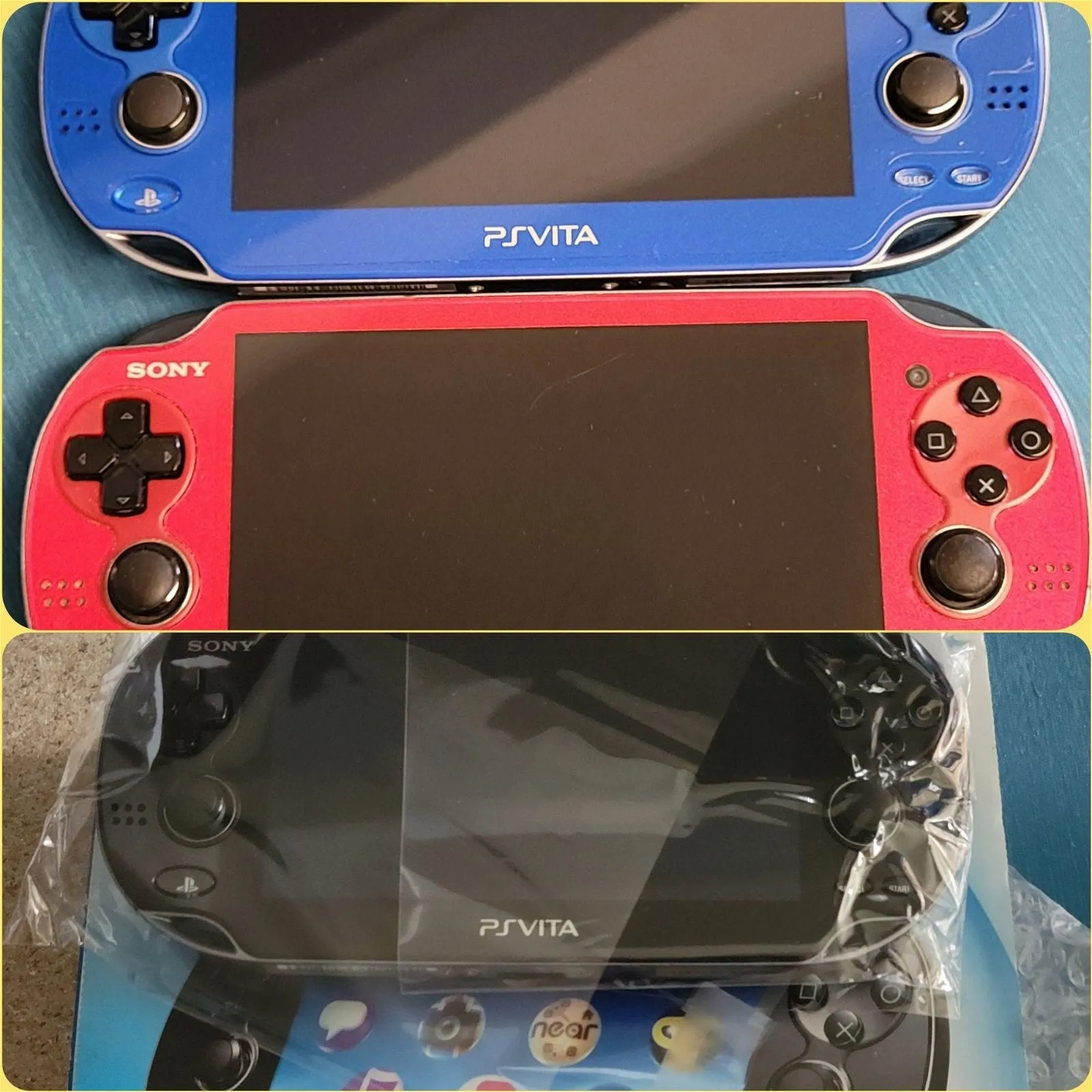 Custom modified jailbreak PlayStation PS Vita 1000 & 2000 consoles, 512GB SD2Vita SD & accessories