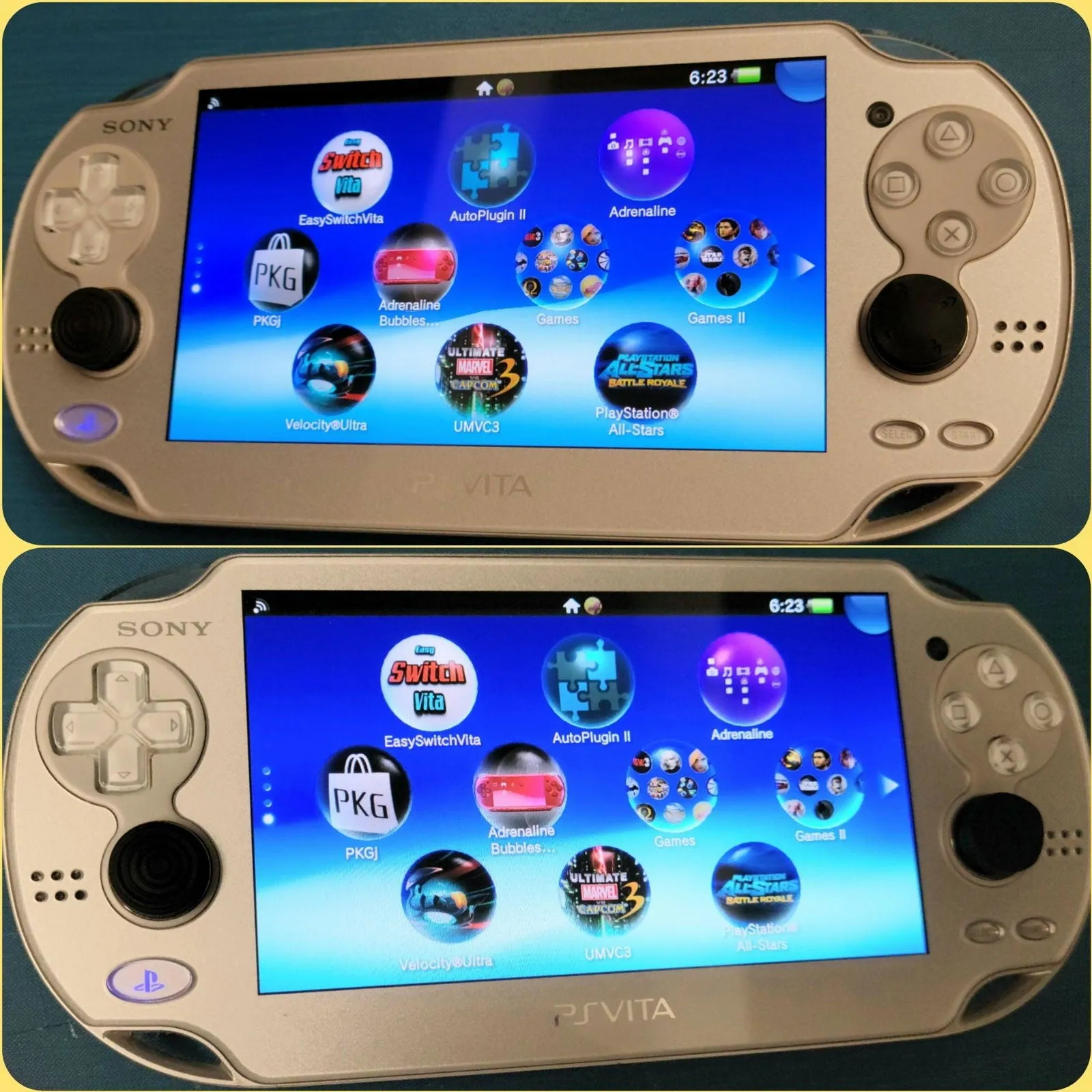 Custom modified jailbreak PlayStation PS Vita 1000 & 2000 consoles, 512GB SD2Vita SD & accessories