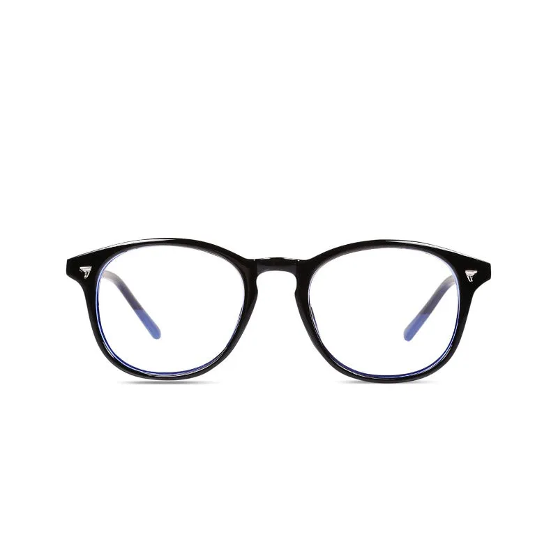 DUCO Blue Light Glasses Computer Gaming Glasses Retro Round Eyeglasses5206