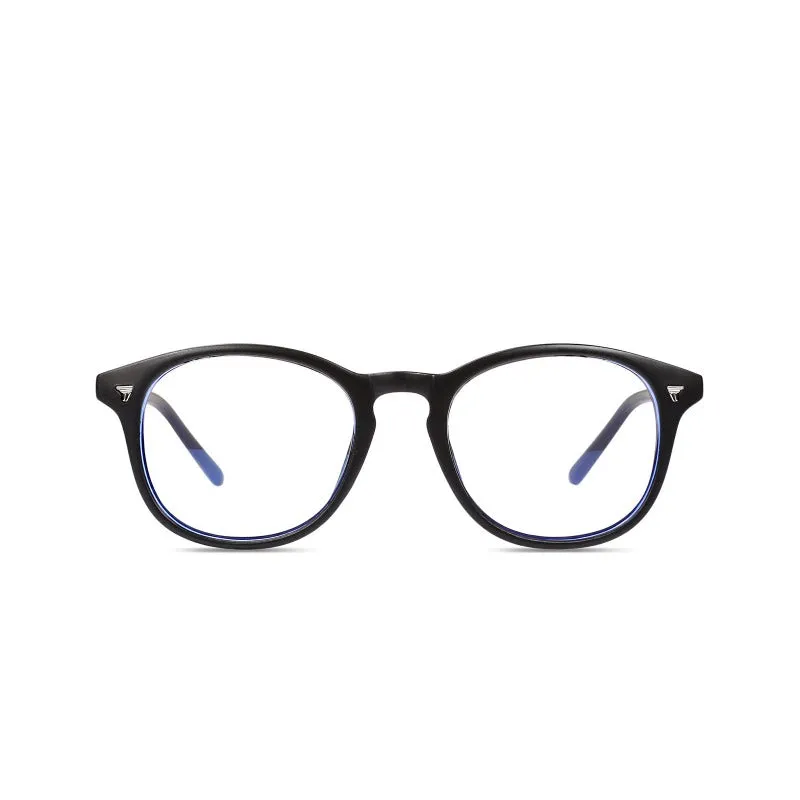 DUCO Blue Light Glasses Computer Gaming Glasses Retro Round Eyeglasses5206