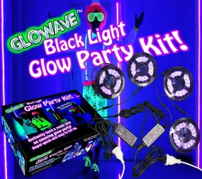 Glow Party Blacklight Led Strip Kit 115w Uv Lights for Neon Party