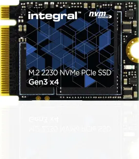 Integral 512GB M.2 NVMe 2230 PCIe Gen3 x4 SSD – READ speed up to 3400MB/s, WRITE speed up to 3000MB/s – Internal Solid State Drive. Valve Steam Deck, Microsoft Surface Pro, PC & laptop compatible