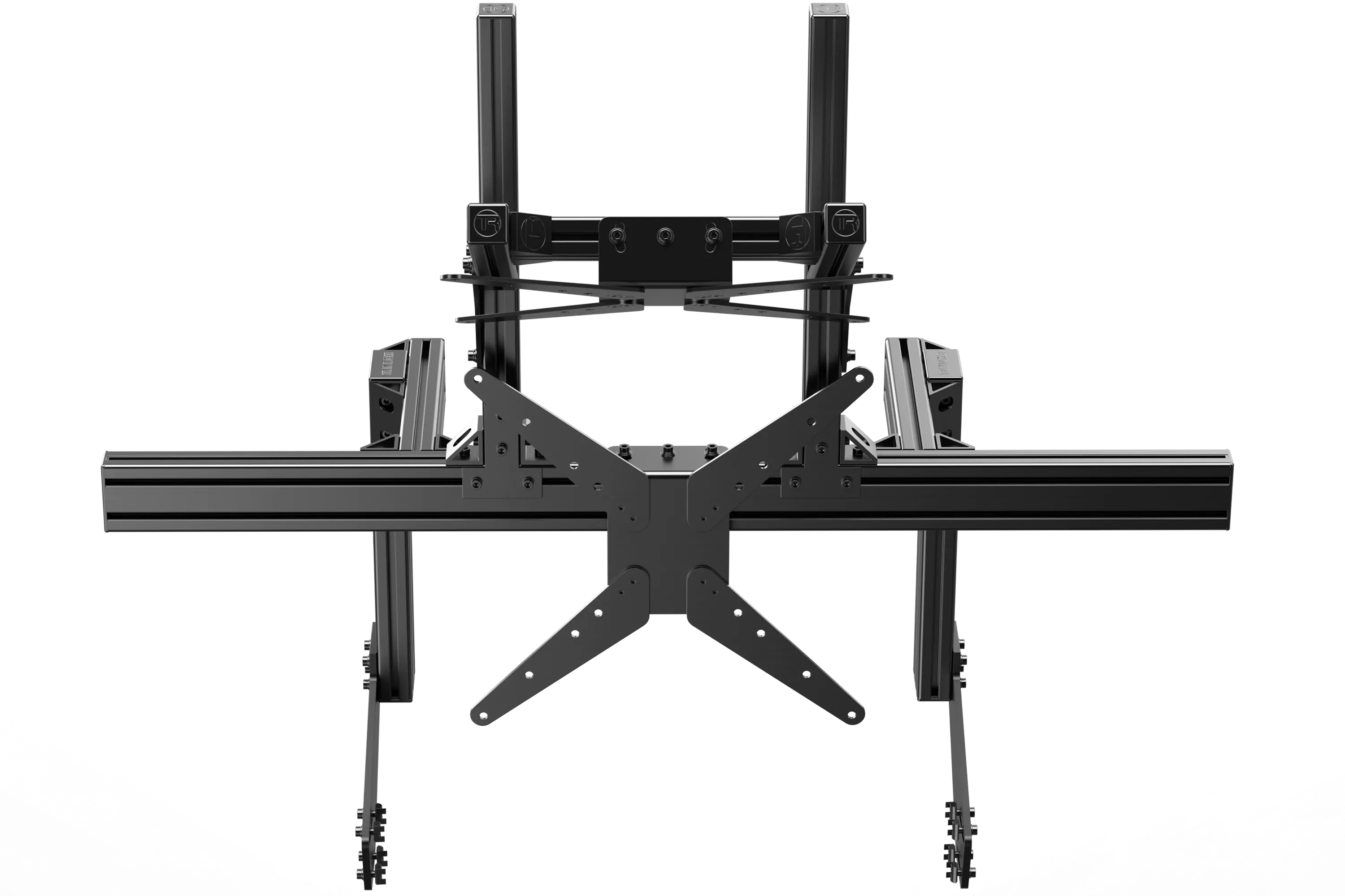 Large Cockpit-Mounted Dual Monitor Stand - 1200mm / 47.25" Wide