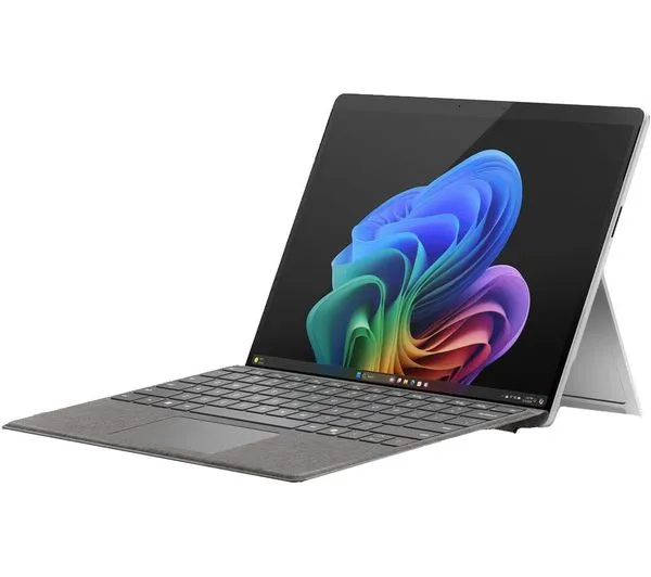 MICROSOFT 13" Surface Pro, Copilot  PC - Snapdragon X Plus, 256 GB SSD, Platinum | ZHX-00003