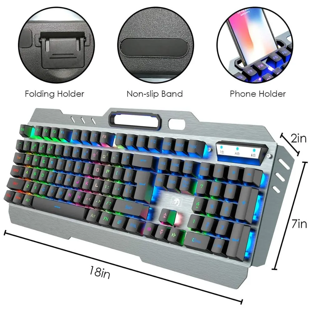 Ninja Dragon V1X PRO Wireless Metal Gaming Keyboard and Mouse Set