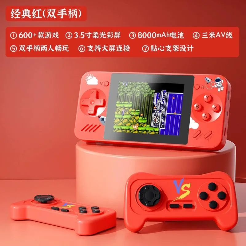 [Official Joint Name] 2024 New Arrival Game Console PSP Kids Sup Tetris Small Nostalgic Classic FC Connected TV for Boyfriend PSP Handheld Skate Board Machine Retro Power Bank Two-in-One