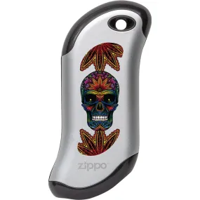 Psychedelic Skull: HeatBank<sup>®</sup> 9s Rechargeable Hand Warmer