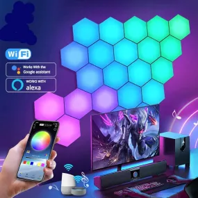 RGB Bluetooth LED Hexagon Lights