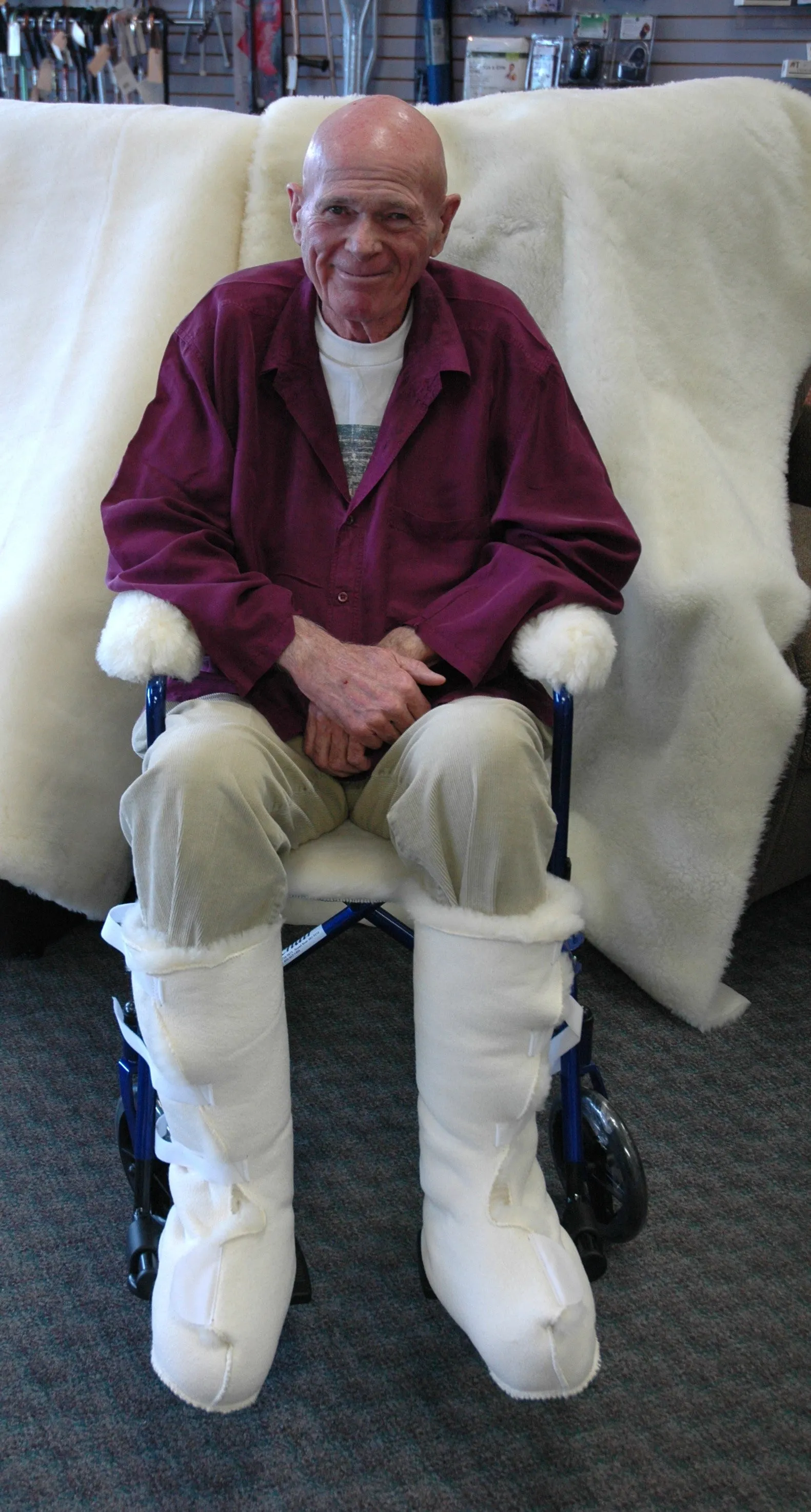 Sheep Wool Wheelchair Covers