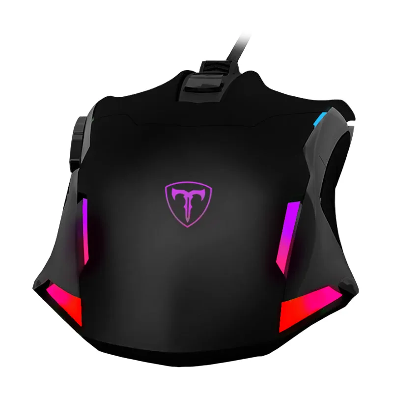 T-Dagger Brigadier 7200Dpi Rgb Gaming Mouse - Black