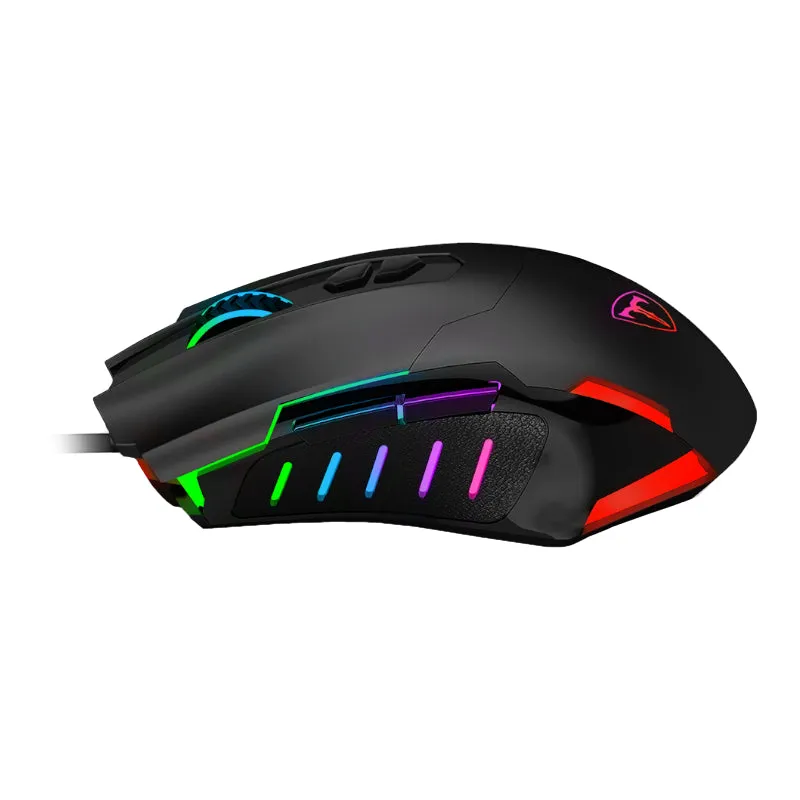 T-Dagger Brigadier 7200Dpi Rgb Gaming Mouse - Black