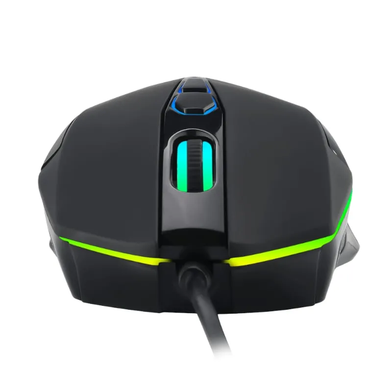 T-Dagger Senior 4800Dpi 7 Button|180Cm Cable|Ambi-Design|Rgb Backlit Gaming Mouse - Black