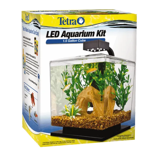 Tetra LED Aquarium Kit - 1.5 Gallon Cube