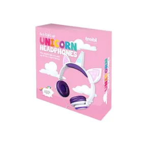 Trebl Light Up Unicorn Headphones