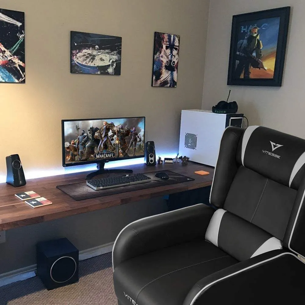 VITESSE Racing Style Single Gaming Recliner & Sofa, Theater Seat VGR02